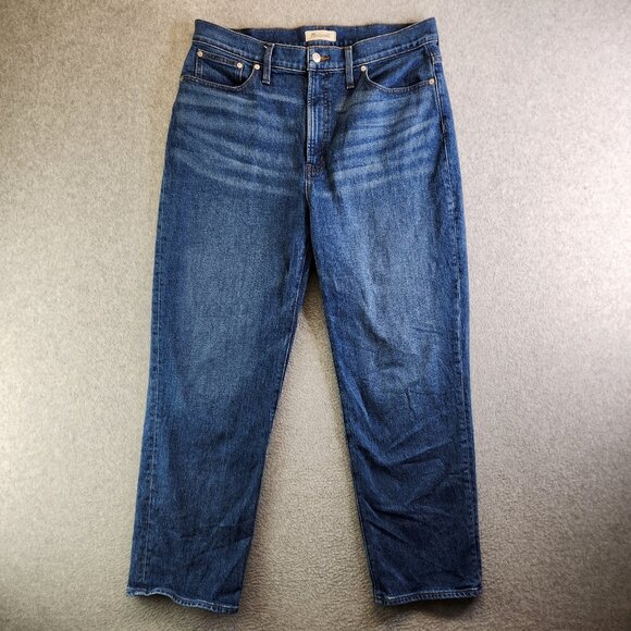 Madewell Jeans Womens 32 Blue The Perfect Vintage Straight Mayfield Wash - Picture 1 of 16